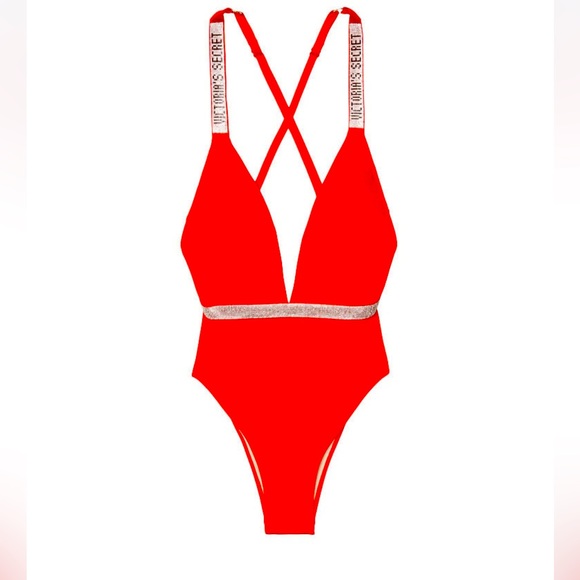Victoria secret red swimsuit store